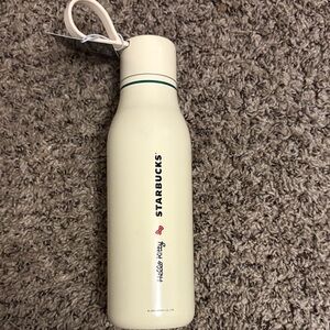 Starbucks Cream Bottle with Hello Kitty Design